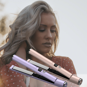 Nueva tecnología, doble calentamiento rápido, 2 en 1, rizador de pelo de titanio, rizador de pelo Tong con Clip, estilizador de pelo de salón - Product Image 6