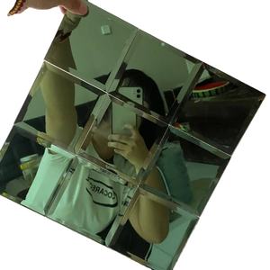 באיכות גבוהה 4 מ "מ 5 מ" מ זכוכית אריחי פסיפס דפוס מרובע עבור עיצוב קיר עבור סלון חיצוני בית מלון - Product Image 2