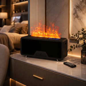 <span class=keywords><strong>Chimenea</strong></span> Eléctrica Inteligente 3D con Vapor de Agua, <span class=keywords><strong>Chimenea</strong></span> <span class=keywords><strong>Decorativa</strong></span> Interior con Efecto de Llama <span class=keywords><strong>LED</strong></span> para el Hogar, Sala de Estar, Hotel - Product Image 1
