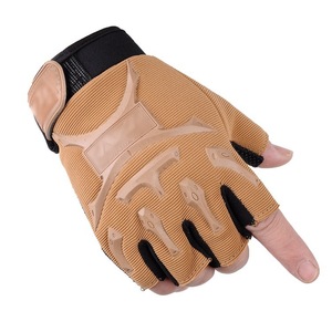 2026 Custom Logo Breathable Men Women <b>Half</b> Finger Workout Leather Weightlifting Body Building Training Fitness Gym Gloves - Product Image 4