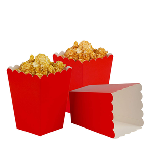 Eco Friendly Custom Printed Popcorn Bucket Takeaway Food Cups <b>Box</b> Popcorn Bucket for Potato Chips - Product Image 4