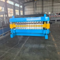 Máquina Perfiladora de Láminas para Techos con Perfil de Teja Corrugada y Trapezoidal TR4 TR5 de Doble Capa, Estándar CE