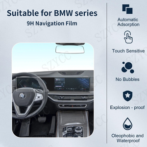 Gran oferta, Protector de pantalla de navegación para <span class=keywords><strong>BMW</strong></span>, navegación de coche, película protectora antirreflectante sensible a la pantalla táctil para coche - Product Image 3