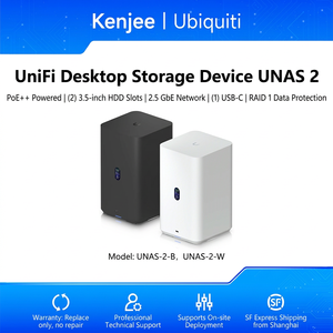 Ubiquiti UNAS-2-W/B 2-Bay Desktop-NAS, 2.5GbE, PoE++, RAID 1, UniFi Drive, UBNT Ubiquiti UNAS-2 W1246 - Product Image 5