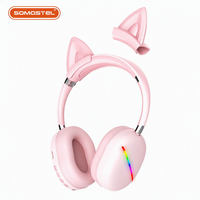 Headphone SOMOSTEL CJ17 Berkabel/Nirkabel 5.0 Distorsi Frekuensi Daya Nirkabel Earphone Auriculares Audifonos Con Cable