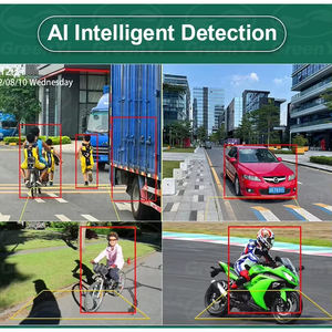 4 1080P Magnetic Solar Charging Wireless Backup DVR Recorder Camera avec 10 ''BSD Monitor pour Truck/BUS/RV/Trailer/Forklift - Product Image 5