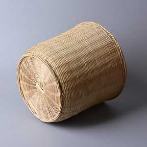 Handmade Woven Bamboo Basket <b>Backpack</b> Eco Friendly Harvest Carrier Natural Rattan Storage <b>Backpack</b> Supplier - Product Image 4