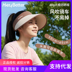 HeyBetter-gorra con visera ancha para mujer, sombrero con visera de 68g, ligero, transpirable, protección solar para exteriores, primavera y verano - Product Image 5