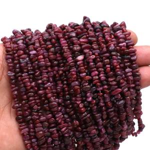 Cuentas de Corindón Rojo Rubí, Cuentas de Piedras Preciosas Naturales, Hilo de 34 Pulgadas, Suministros para la Fabricación de Joyas - Product Image 6