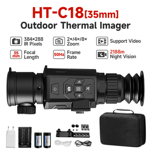 กล้องมองกลางคืน HTI HT-C18 ขนาด 35 มม. ความละเอียดอินฟราเรด 384x288 อัตราส่วนความละเอียด 1440x1080 กล้องดิจิตอลสำหรับล่าสัตว์ - Product Image 5