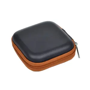 Wholesale Custom Hard EVA Travel Headphone Case for Ipod Mp3 Earphone Headphone Accessories Eva Bag