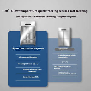 <span class=keywords><strong>Réfrigérateur</strong></span>-congélateur à quatre portes certifié Energy Star sans givre Équipement de réfrigération à température unique Compartiments spacieux - Product Image 4
