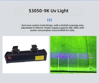 Lampe d'inspection NDT à LED UV 365nm en aluminium Terresa S3050-9K, lumière noire 60VA, suspendue, pour particules magnétiques et liquides pénétrants