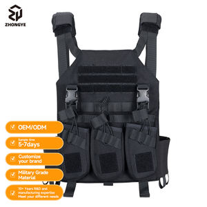 Groothandel 500D Nylon Duurzaam Tactisch Vest AMP Systeem Plaatdrager met 7,62mm Mag Molle Paneel - Product Image 1