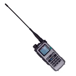 SENHAIX GP8600 Ham Walkie Talkie TPU Diseño Impermeable IP55 Teclado Pantalla Escáner de doble banda Receptor Radio FM