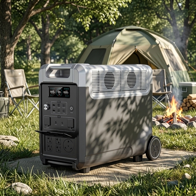3600W 3840Wh Portable Station Solar Generator for Mobile Camping Pure Sine Wave External Battery Solar Panel Car