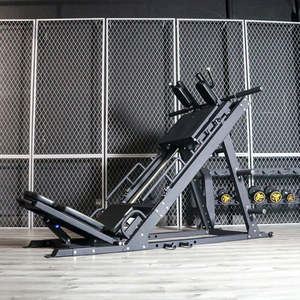 Máquina Combinada Comercial de <span class=keywords><strong>Prensa</strong></span> de Piernas a 45 Grados y Hack Squat - Equipo de Gimnasio de Alta Resistencia para Entrenamiento de Fuerza y Centros de Fitness - Product Image 4