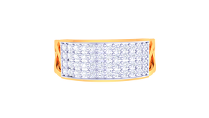 Amour Band Gents Ring Custom Original Pure Gold Wedding Compromiso Band Anillos 10K 14K 18K Lab Grown Diamond Band para mujeres - Product Image 2