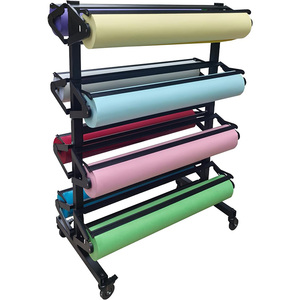 منظم متحرك أفقي متين من JH-Mech يسع حتى ثماني أجهزة، مثالي للجزارين، رف معدني للفائف الورق مع عجلات - Product Image 1