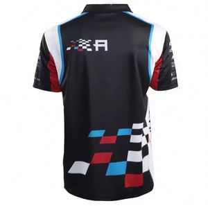 Camisetas Deportivas Personalizadas al por Mayor, Sublimadas y Tejidas, Transpirables, Antiarrugas, con Bolsillo, Manga Corta, para Fanáticos de Carreras - Product Image 3