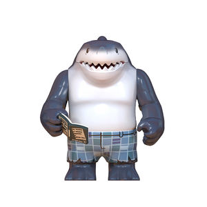 Bloques WM, King Shark Nanaue, Miembro del Escuadrón Suicida, Secret Six, Super Comics, Super Villano, Mini Figuras de Bloques de Construcción, Juguetes para Niños - Product Image 2