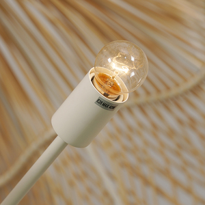 Lustre de style italien fait à la main en rotin <span class=keywords><strong>plafonnier</strong></span> décoration café boutique bambou suspension - Product Image 6