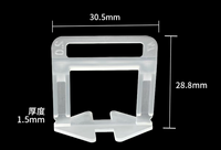 Cales de nivellement de carreaux durables de 1,5 mm pour appartements, au design moderne