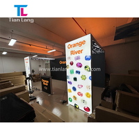 TianLang Led Boîte à Lumière Stand Salon Stand Led Boîte à Lumière Cadre Double Face Led Boîte à Lumière Stand Salon