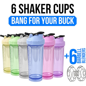 700ml nhựa thân thiện với môi <span class=keywords><strong>Shaker</strong></span> cup với dây Scrubber và lọc trực tiếp uống an toàn - Product Image 2