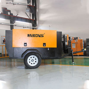 Tiếng ồn thấp tiết kiệm năng lượng và hiệu quả cao Ổ đĩa trực tiếp động cơ diesel di động máy nén khí trục vít di động - Product Image 5