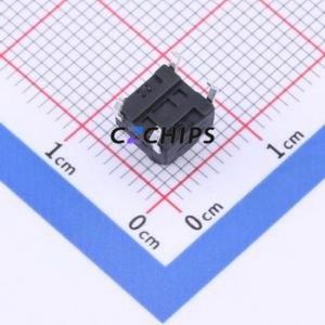 TSG001A07526A Tactile Switch Through hole Component (THT) Switch Round Button 2.6N Through Hole 6.15mm - Product Image 2