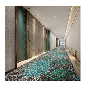 Kaili 60x60 Ineinandergreifende <span class=keywords><strong>Nylon</strong></span>-Teppichfliesen, Lösungsgefärbt, 10mm Dick, für Gewerbliche Nutzung, Gebetsräume und Zuhause - Fleckresistent, Rutschfest, Haustiergeeignet - Product Image 4