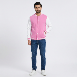 Direct Factory Suppliers <b>Baseball</b> <b>Jackets</b> WoolLeather Customize Material Colors Front Totally Customizable High Quality <b>Men</b> - Product Image 1