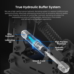 Bàn đạp đua Simsonn Plus X - Bảo hành một năm - Bàn đạp đua mô phỏng mới nhất - Product Image 6