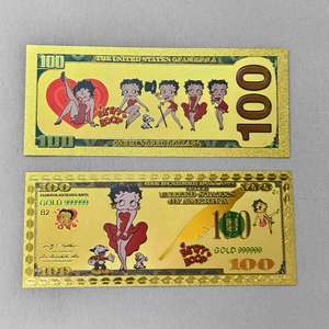 ベティ・ブープ 金メッキ箔紙幣 記念品 コレクション ギフト お土産 - Product Image 2