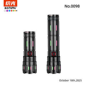ไฟฉายแบบชาร์จไฟได้ ขนาดเส้นผ่านศูนย์กลาง 54 มม. ความยาว 155 มม. 220 มม. หลอดไฟ LED อลูมิเนียมอัลลอยด์ ใช้ในกรณีฉุกเฉิน พร้อมการชาร์จผ่าน USB - Product Image 3