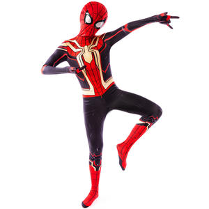 JL977 Disfraz de Superhéroe Body de Spandex para Niños Halloween Personaje de Película de <span class=keywords><strong>Spider</strong></span>-<span class=keywords><strong>Man</strong></span> Dibujos Animados TV Cosplay Actuación - Product Image 4