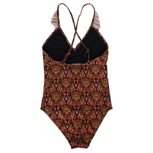 ชุดว่ายน้ำชายหาดชิ้นเดียวสำหรับผู้หญิงชุดว่ายน้ำพิมพ์ลายคลาสสิกสำหรับฤดูร้อนปรับแต่งได้ - Product Image 4