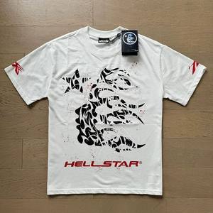 T-shirt Casual Unisex in Jersey a Maniche Corte Stile Streetwear con Stampa Retrò Hell Star, 100% Cotone, Vestibilità Ampia, Anti-Pilling - Product Image 3