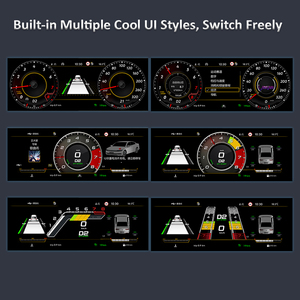 Panel de instrumentos digital CarPlay inalámbrico Panel de instrumentos automático Virtual Tacho Cockpit para Golf 7/7.5 2013-2020 - Product Image 5