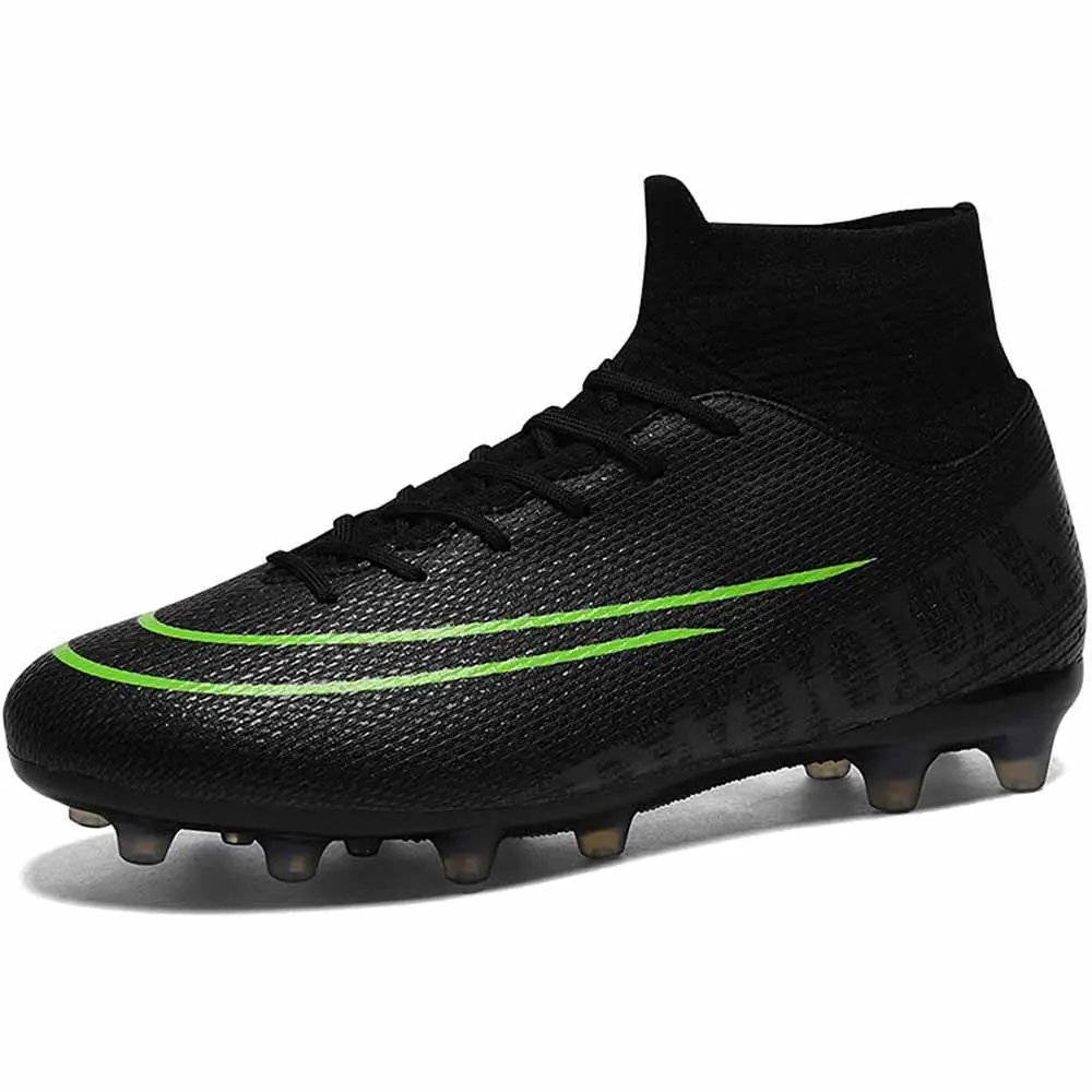 FREE SAMPLE Soccer Shoes for Football High-Top Shoes Indoor Outdoor Competition Training Athletic Big Boy's Sneakers