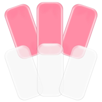 Support pour Extension de Cils en Gel Doux Réutilisable Support de Colle pour Cils Palette