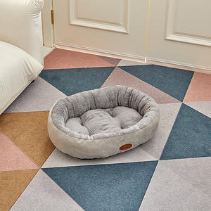 Kandang hewan peliharaan 100% katun Solid ramah lingkungan Universal untuk anjing M sampai L empat musim keset anjing tahan kotor - Product Image 4