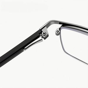 Custom Logo Men Presbyopia Optical Glasses Frames Spring <b>Hinges</b> Stainless Steel Anti Blue <b>Light</b> Reading Glasses - Product Image 5