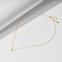 Collar de Plata 925 con Colgante de Corazón, Joyería de Moda Única, Chapado en Oro, Suministro al por Mayor Psj