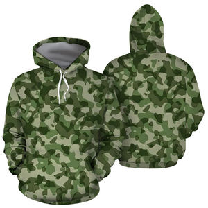 Pull à capuche ample pour homme avec logo personnalisé, style couleur, broderie 3D, mélange polyester/coton, tissu 345 g/m² - Product Image 2