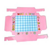 Boîtes d'emballage personnalisées pliables pour chocolats, bonbons, snacks, gommes, biscuits et barres chocolatées avec fenêtre