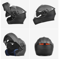 Casque de Moto Modulable Haute Qualité AD avec Double Visière en ABS, Design Rabattable, Vente Directe Usine