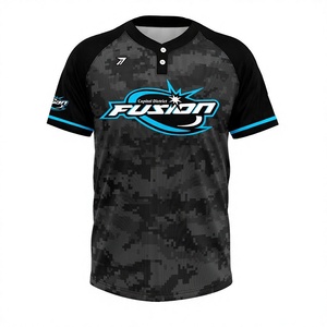 UV Protection <b>Baseball</b> Jersey Men Youth Sun Resistant Breathable Lightweight Custom Uniform Team Logo Number OEM ODM Low MOQ - Product Image 1