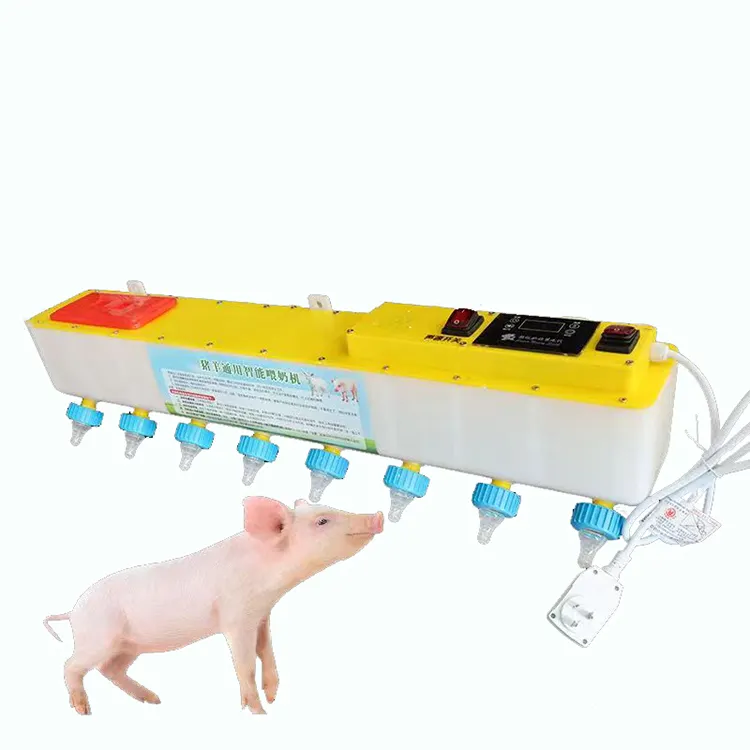 Baby Lamb Calf Feeder Barrel single Side 8 Nipples Piglet Baby Milk feeder lamb goat milk feeder Tank